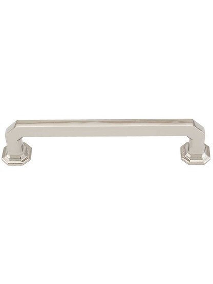 Emerald Drawer Pull - 5 inch Center-to-Center in Polished Nickel.